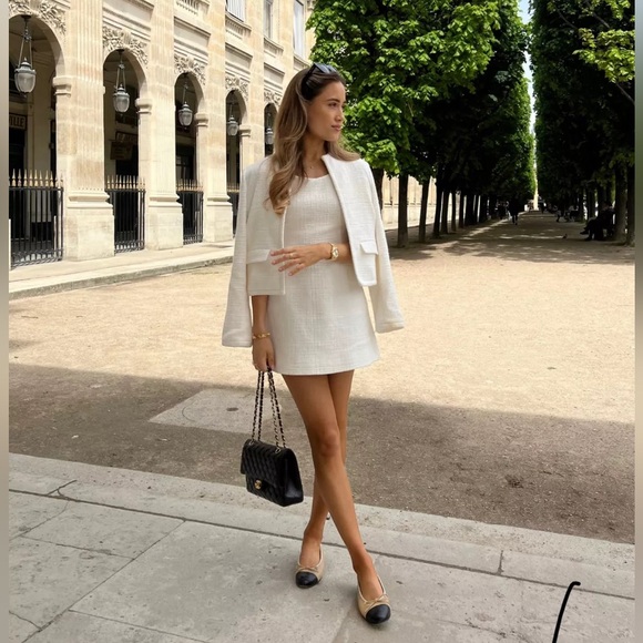 Theory Open Front Tweed Jacket - Picture 2 of 6